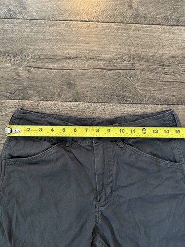 "Pantalones cortos Buck Mason Walk para hombre talla 28 grises vintage de lona chino con cordón 9,5""" - Imagen 13 de 14