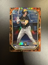 2026 Bowman Chrome Daniel Dickinson 1st #BCP-50 BREWERS Fire /3