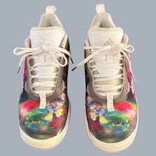 Adidas Women  s Avacourt Tennis Shoes Size 8 Multicolor Athletic Sneakers EUC