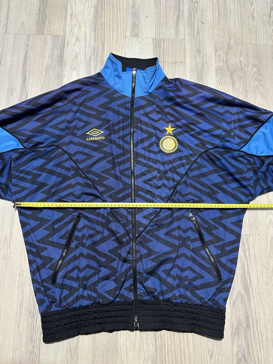 UMBRO インテルミラノ トラックジャケット ヴィンテージ 90s umbro インテルミラノジャージトラックジャケット
