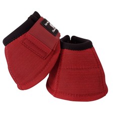 60CE Classic Equine DyNO No Turn Bell Boots Crimson