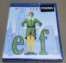 Elf Movie 2003 Blu Ray Will Ferrell James Caan Comedy Christmas! Promo! Sealed!