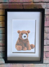 jellycat Woody Bear Pop Art Print Wall Art