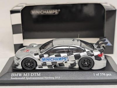 1:43 Minichamps BMW M3 DTM Spielwarenmesse Toyfair 2013 NEU NEW