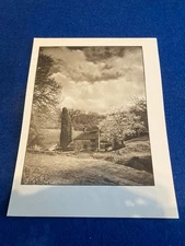 HAWKLEY HAMPSHIRE  SEPIA       ILLUS ABSTRACT PAGE 20/26CM  IMAGE SIZE  22/17CM