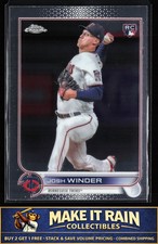 Josh Winder 2022 Topps Chrome Update #USC137 Minnesota Twins Rookie RC