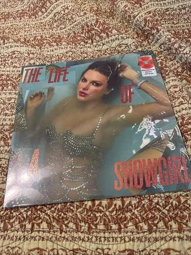 Taylor Swift – The Life Of A Showgirl - Orange Glitter LP Vinyl Record 12" - NEW
