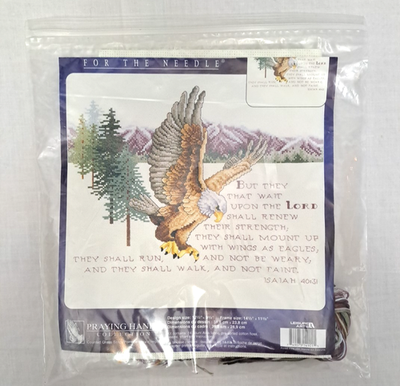 #ad #ad Designs For The Needle Counted Cross Stitch Kit Isaiah 40:31 Verse Eagle Trees $16.99