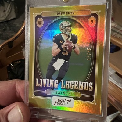 2024 Panini Prestige - Living Legends Drew Brees #LL-DBS Xtra Points Gold /75