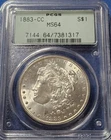 1883-CC $1 Morgan Silver Dollar PCGS MS64 OGH