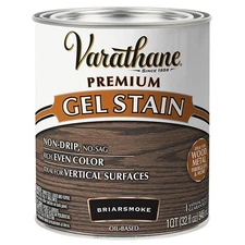 Varathane Premium Gel Stain Briarsmoke Quart For Vertical Surfaces 250 Sq Ft