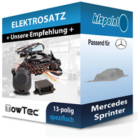 Towtec E-Satz 13Polig Fahrzeugspezifisch Passend für Sprinter Elektrosatz NEU