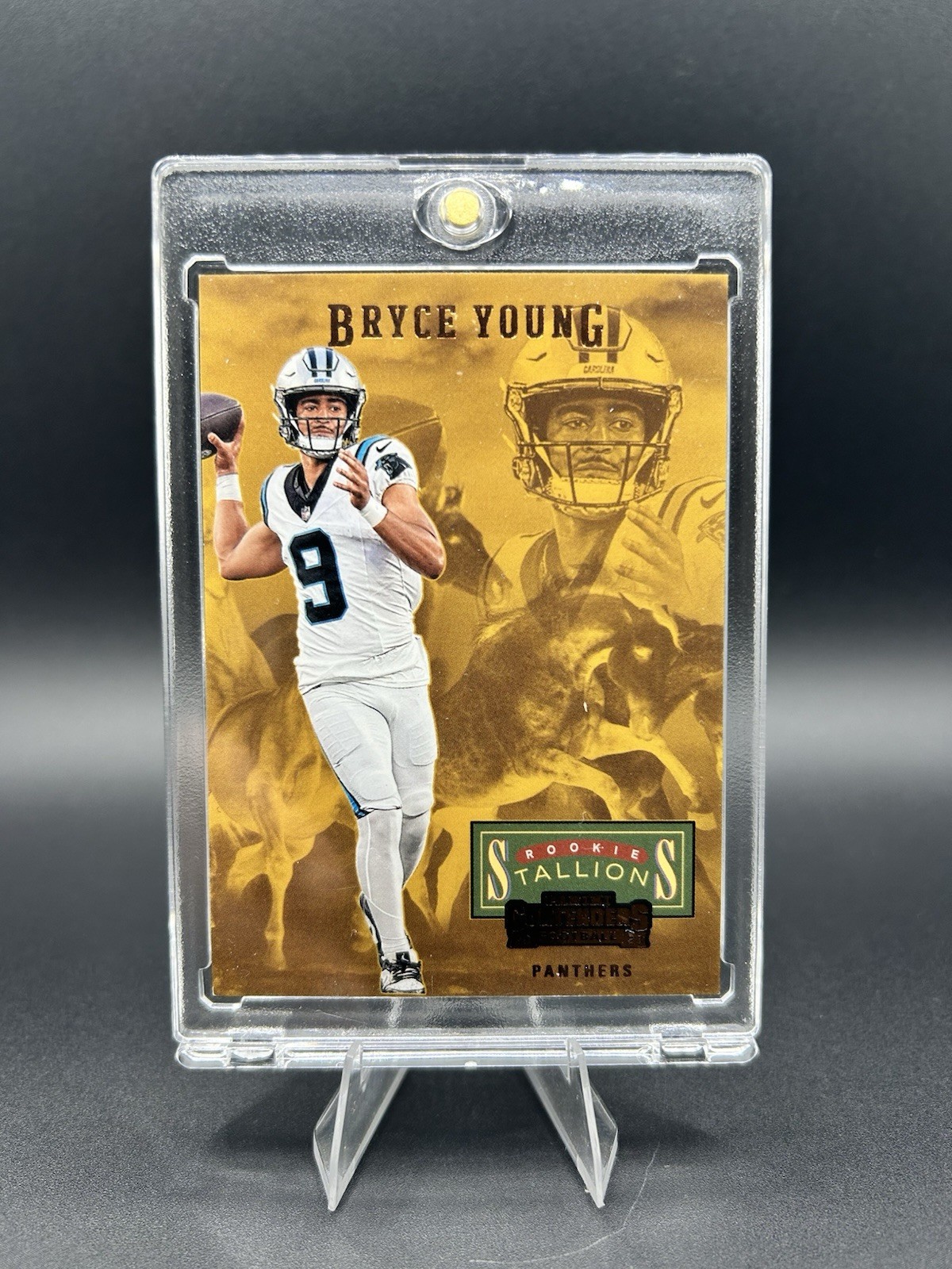2023 Panini Contenders Bryce Young #3 Rookie Stallions Panthers