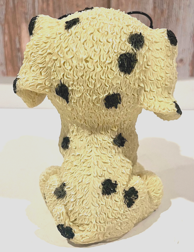 Smarty cane dalmata con occhiali figura decorativa macchie bianche e nere altezza 4,25" - Foto 4 di 8