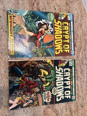 Crypt of Shadows #1 And 2 (Marvel Comics January 1973)