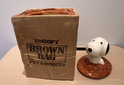 1981年　スヌーピー　スナックジャー 1981 Snoopy Snack Jar | eBay