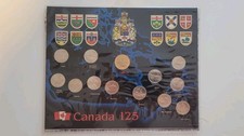 Kanada 125 Jubil&auml;ums M&uuml;nzsammlung 1992 &ndash; 13 Coin Set Provinzen & Territorien im