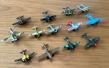 Vintage Micro Machines Military Aircraft Propeller & Jet Plane Lot of 13 WWII