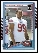 2025 Donruss Optic #237 Alfred Collins San Francisco 49ers Rookie