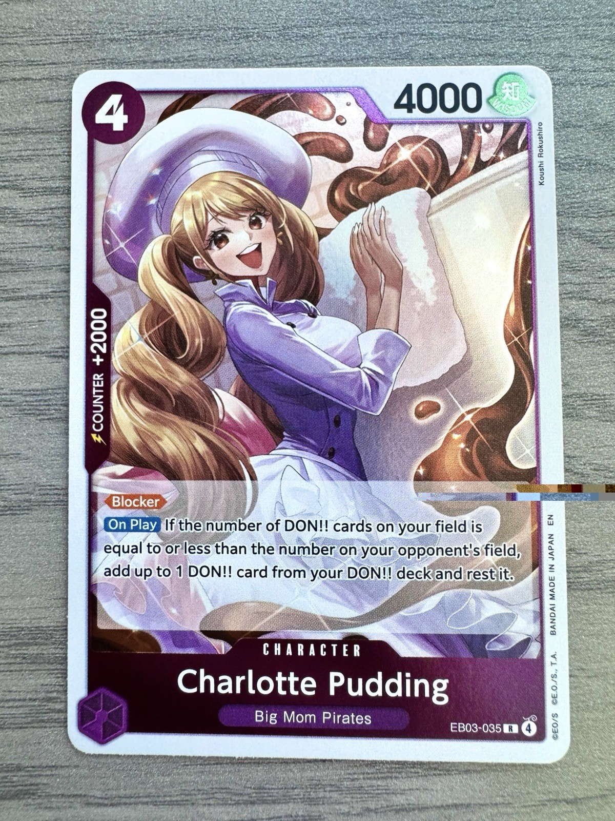 Charlotte Pudding EB03-035 Extra Booster: One Piece Heroines Edition Foil
