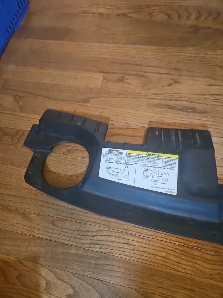 Soporte de panel de radiador superior Dodge Caravan Chrysler Town & Country 04857217 AC-C Foto 4 de 4