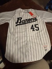 Headgear Classics Barons Michael Jordan 45 Jersey Youth XL White Black