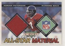 2002 Topps Debut All-Star Materials Adrian Peterson #AM-AP nd3