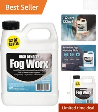 Long-Lasting Odorless Fog Juice - 32oz Quart for Effortless Event Enhancement