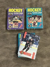 Lot of 2: 1995-96 Hoyle Eastern & Western Conference Hockey Playing Cards SEALED