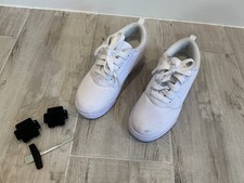 Heelys White Low Top Lace Up Wheeled Sneakers for Skating Solid Size 3