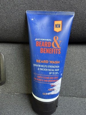 2 pack Beard & Benefits Face Wash and 1 beard serum