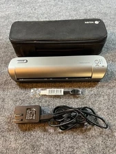 Xerox Mobile Scanner XMOBILE-SD Portable A4 8.5" w/ Case, AC Adapter & USB – Tes