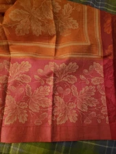 Williams Sonoma Acorn Tablecloth 70x108 NWOT Thanksgiving Holiday Fall