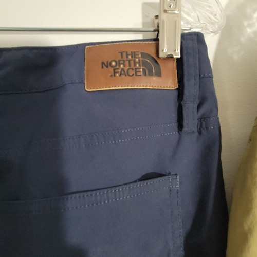 X2 THE NORTH FACE men's Pants 5-Pocket Size 34 navy blue & Kaki hiking casual - Picture 7 of 15