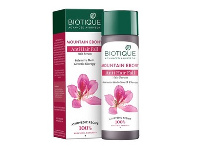 Biotique Mountain Ebony Hair Serum 120ml | Stops Hair Fall | Promotes Growth