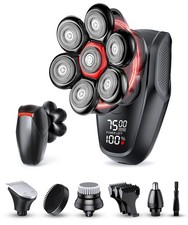 Head Shaver for Bald Men - IPX8 Waterproof Electric Razor for Wet/Dry Use wit...