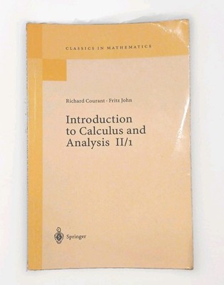 Introduction to Calculus and Analysis, Vol. II/1 (Classics in Mathematics)