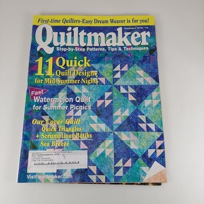 Quiltmaker Magazine July/Aug 2006, 11 Quick Quilt Designs, Watermelon Quilt