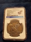 2019 Apollo 11 50th Anniversary 1oz Silvered Clad Robbins Medal Restrike NGC UNC — photo 1