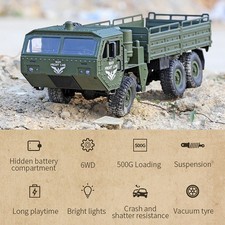 Remote Control Car 6WD High-Speed Electric Toy Truck For Boys 2.4Ghz Off R LKZD