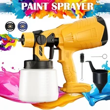 Cordless Spray Gun Fence Wall Paint Sprayer Airless HVLP For Dewalt 20V Battery