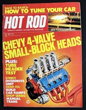 Hot Rod May 1974 Chevy 4-valve Small-block Heads Illustrated Magazine