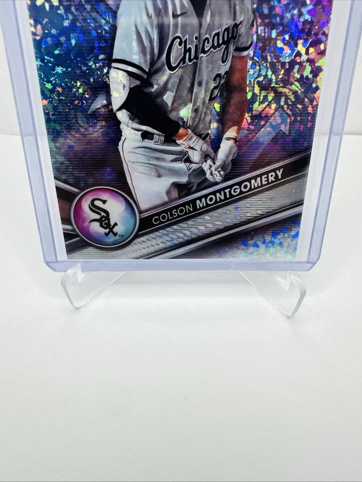 2022 Bowmans Best-Colson Montgomery Mini Diamond Refractor /299 White Sox - Image 3 of 4