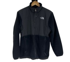 The North Face Girls Black Denali Full-Zip Fleece Jacket Size XL