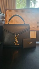 Saint Laurent (YSL) Small Cassandra Top Handle Bag black