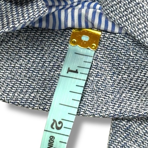 NWT Tommy Hilfiger Gene Blazer Mens Size 44L Blue Denim Sport Coat - $295 - Picture 12 of 14