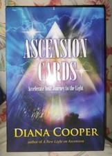 Ascension Cards with Book Accelerate Your Journey to the Light by Diana Cooper