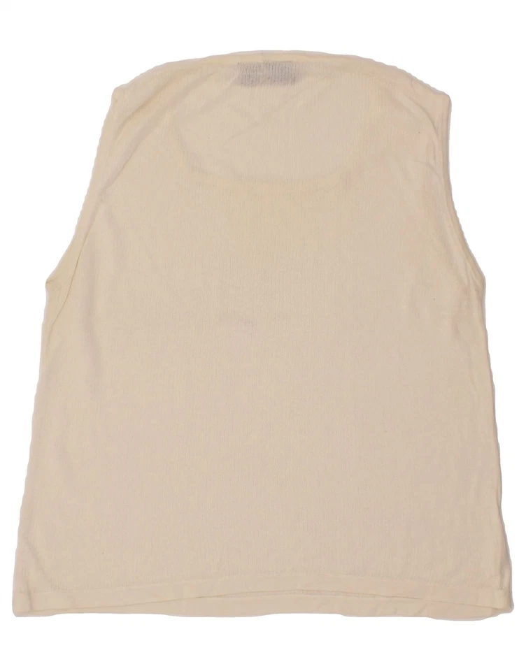 Colete DOCKERS Feminino Top Reino Unido 18 GG Off White Ramie CH12 - Imagem 2 de 3