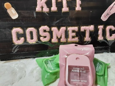 KEVIN&COCO POWER Mist Hand Sanitizer Spray, Pink Color, 38 mL Bottle