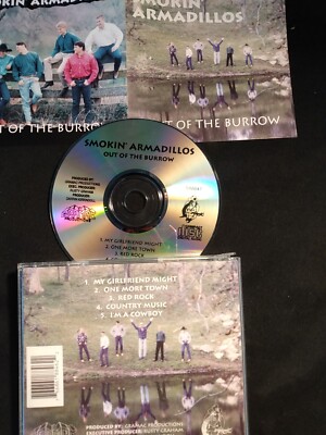 SMOKIN ARMADILLOS Out of the Burrow CD Mint RESTORED 2 LIKE NEW, POLISHED
